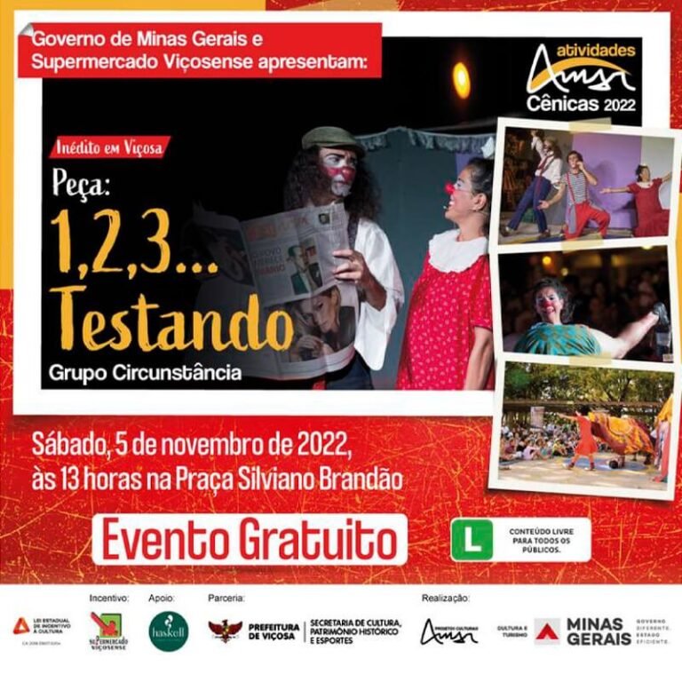 Cia Circunstância — "1,2,3 Testando"