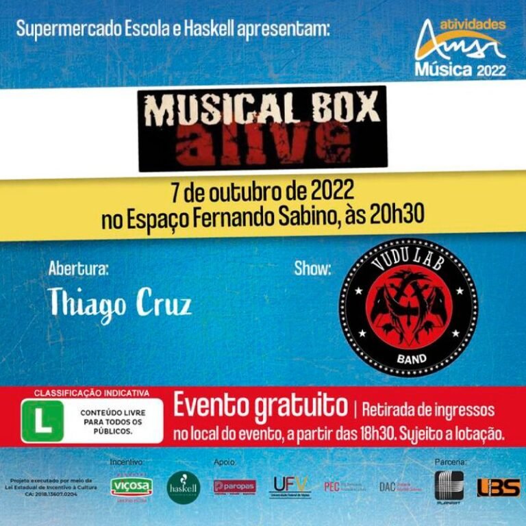 Musical Box com Thiago Luz e Vudu Lab Band