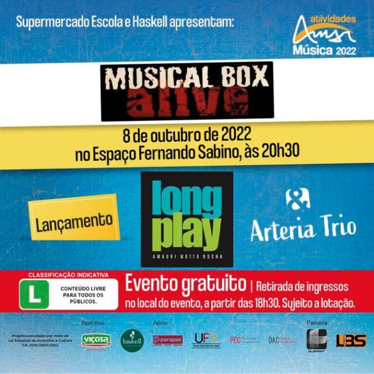 Musical Box com Lançamento CD Long Play