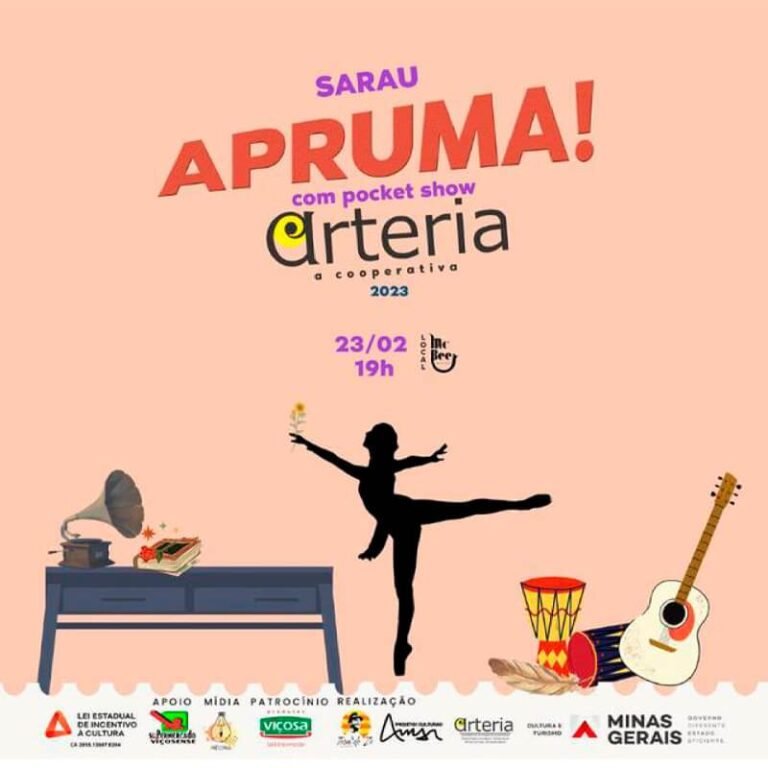 Sarau Apruma convida Arteria