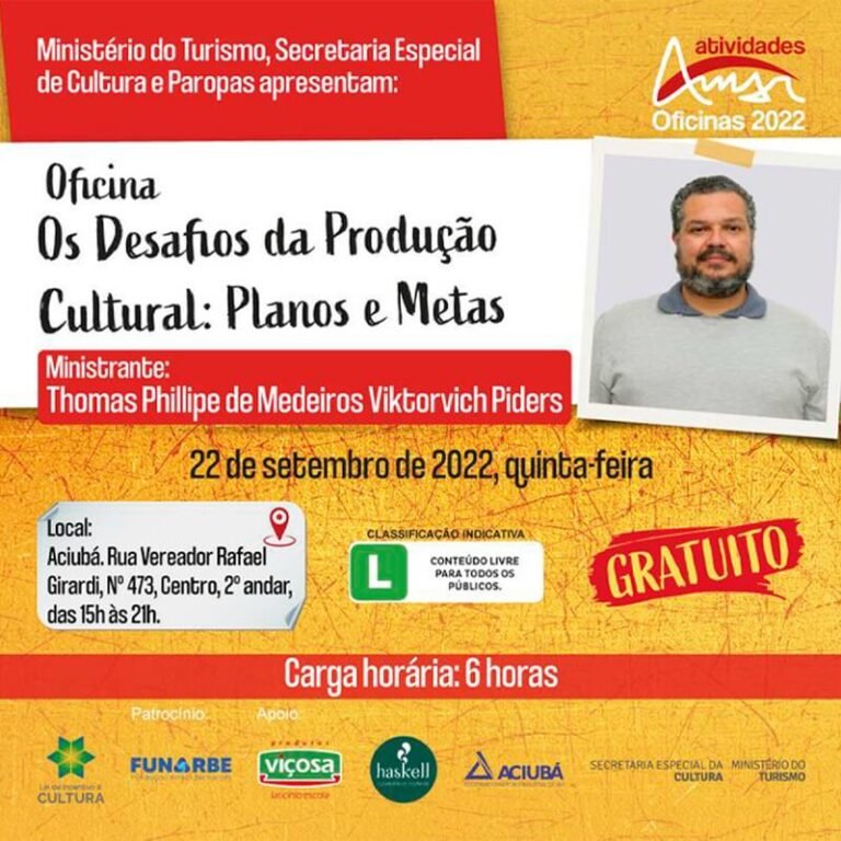 Os Desafios de Produção Cultural