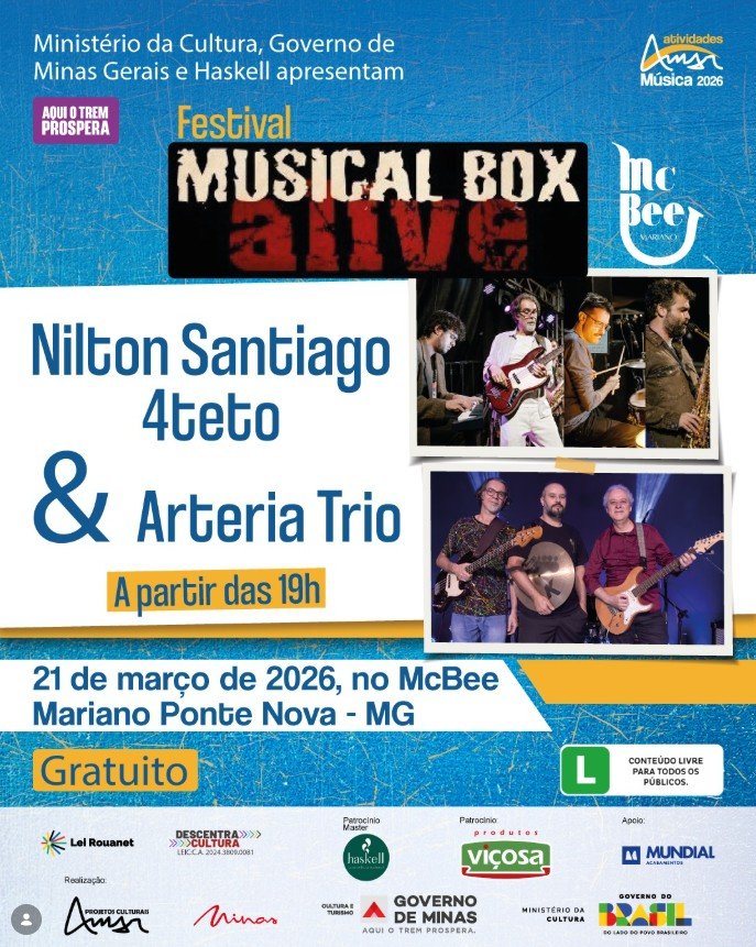 Musical Box — Nilton Santiago 4Teto e Arteria Trio